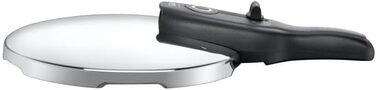 Скороварка Silit Sicomatic t-plus 4,5 л, 22 см, Silargan, для індукції, 3 режими, чорна