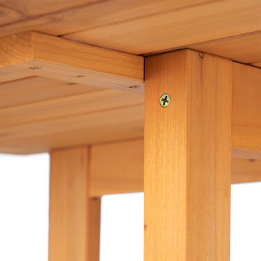 Relaxdays Rectangular Folding Table made of Wood