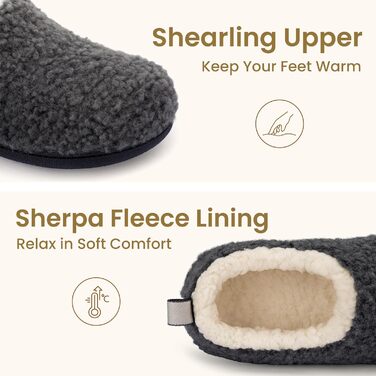 Домашні тапочки RockDove Nomad для жінок з пам'яттю (37.5/38.5 EU, темно-сірий)