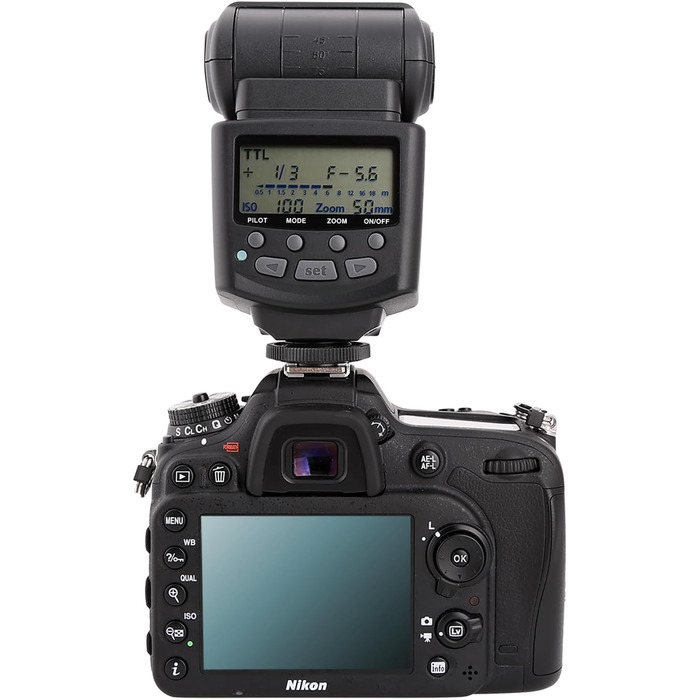 Спалах Meike MK430 TTL для Nikon: сумісний з D7100, D5300, D5200, D3500, D3100, D600, D800, D3200, D90, D80, D300, D7500, D780 та інші моделі