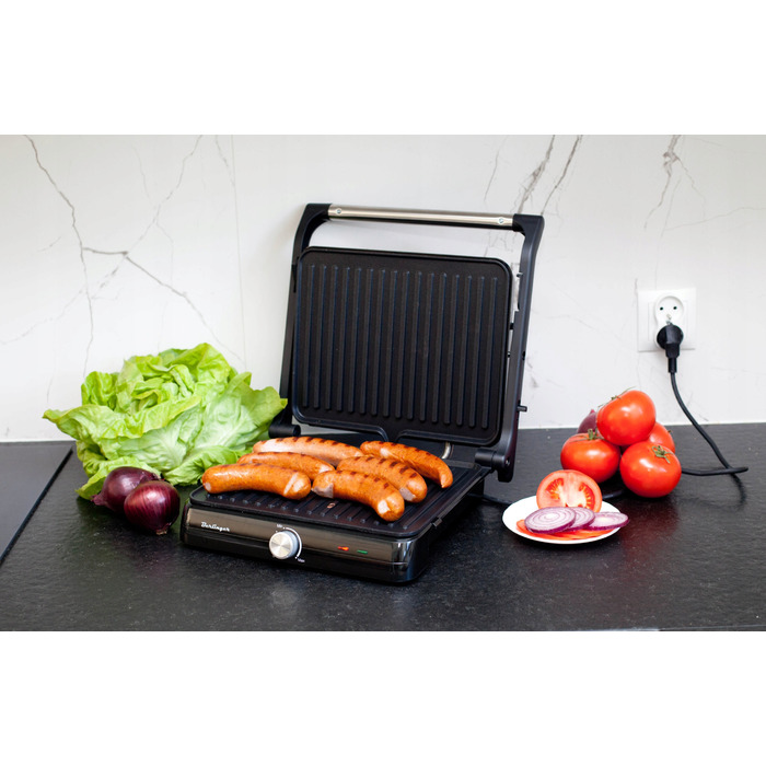Електричний гриль Berlinger MAX-2400-W 2400 Вт, розкладний на 180°