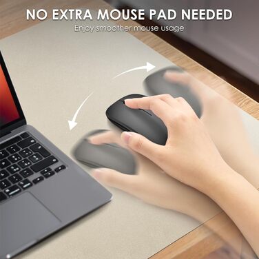 Підкладка на стіл Vicwe 120x60 см, жовта, з ПВХ, антиковзка, для офісу та дому