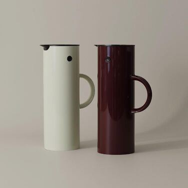 Термос Stelton EM77 - 1 л, з подвійними стінками, для чаю та кави, з скляною вставкою, вінтажний дизайн (Minty Moss)
