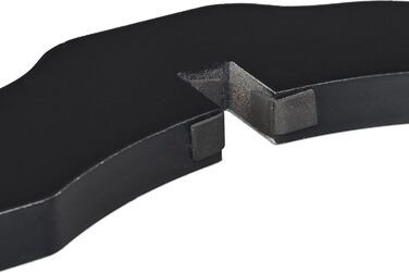 Relaxdays Adjustable Folding Pet Gate - 4 Panel, Black MDF - 92 x 206.5 cm
