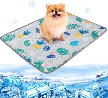 Килимок охолоджуючий для собак NIBESSER, самоохолоджуючий, 40x30 см, сірий (XS)