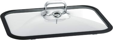 Пароварка WMF Vitalis Aroma 28 см, каструля для пароварки, жаровня кругла 5.0л, термометр, кришка з силіконовим обідком, дека для приготування, Cromargan нержавіюча сталь, придатна для духовки