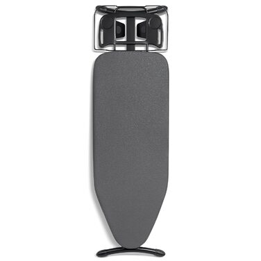 Гладильна дошка Duwee Extra Wide Deluxe з підставкою для праски, чорна, 117 x 43 см