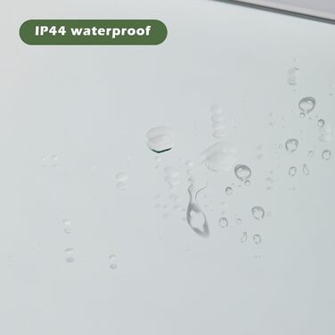 Дзеркало для ванної кімнати CLIPOP з підсвічуванням LED, сенсорне управління, IP44, 3 кольори світла, 40x50 см