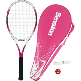 Senston Professional Tennis Racket - 27 Inch (68.6 cm) for Men & Women - Pink