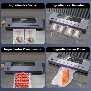 Вакуумний пакувальник Catoco 6-в-1: пакувальник, зварювач, з різаком, 30 пакетів, 38*18*7 см