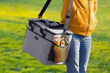 Master Cooler Bag 40 x 26 x 31 cm - 32 Liter Capacity - Cooling Insulation - With Shoulder Strap - Securely Closing Zipper - Waterproof Material / Thermos Bag / 6816830