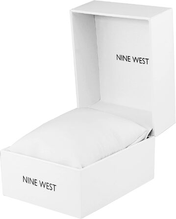 Жіночий годинник Nine West з металевим плетенням (Mesh Bracelet) у кольорах срібло та рожеве золото