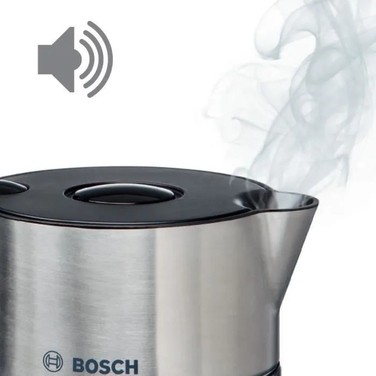 Електричний чайник Bosch TWK8613P, 2400 Вт, 1,5 л, чорний