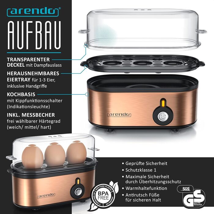 Електричний чайник та тостер SET з нержавіючої сталі та міді. Чайник 1.7л, 2200W з функцією підігріву. Тостер на 2 тости, 1000W з підставою для булочок та 6 рівнями підсмажування.