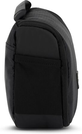 Чоловіча та жіноча косметичка Johnny Urban Kulturtasche Logan чорного кольору - велика, для подорожей, з прозорим кишенькою для рідин (ручна поклажа)
