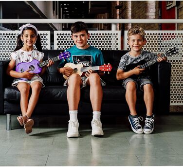 Укулеле Sopran 3rd Avenue 54 см (21 дюйм) – Початковий набір: чохол, підставка, ремінь, струни, медіатор та наклейки на гриф – Натуральний колір – Безкоштовні онлайн уроки для початківців