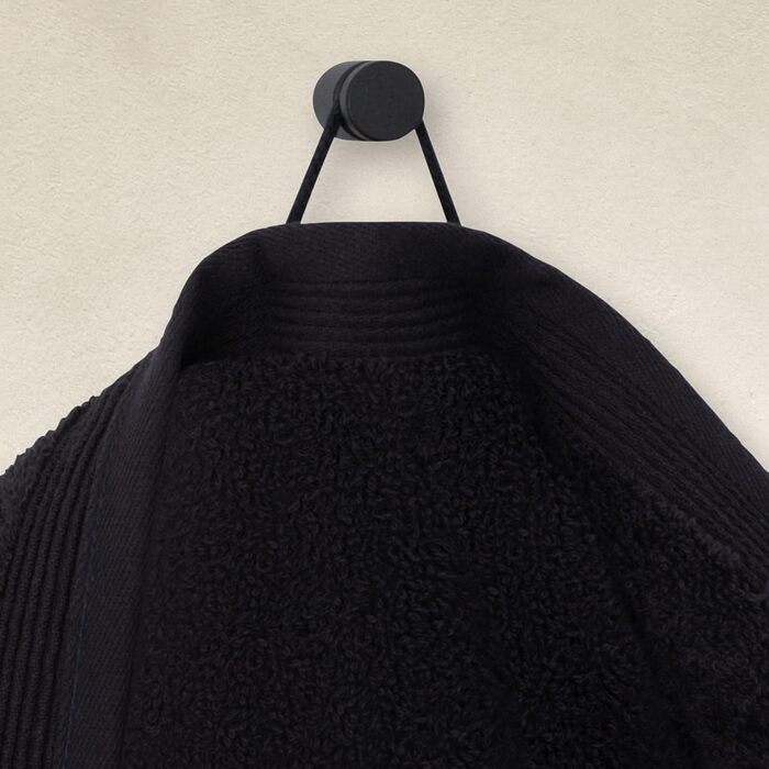 möve Superwuschel Towel Set, 2 Bath Towels 80 x 150 cm & 2 Hand Towels 50 x 100 cm, Made in Germany, 100% Cotton, Dark Grey