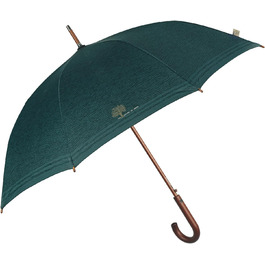 Perletti Green Eco-Friendly Women's Umbrella - Large Automatic Rain Umbrella with Recycled Materials & Floral Design (102cm Diameter)