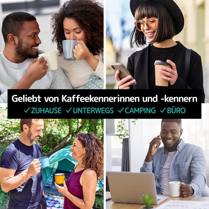 Френч-прес Coffee Gator 1 літр з термокружкою, з нержавіючої сталі, для дому, офісу, кемпінгу (Помаранчевий)