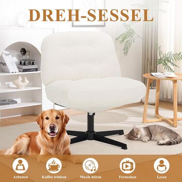 Крісло офісне ергономічне Colamy - зручне, з підлокітниками 3D, регульованою підголівником, для офісу, дому та навчання, чорний (білий, стандартний розмір)