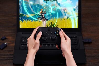 Бездротовий Bluetooth адаптер 8BitDo USB Wireless Adapter 2 для Windows 10, Switch, Android, Raspberry Pi, PS4/PS5, Xbox Series
