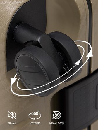 Набір валіз REDOLZ Hartschalen 3-ті: міцний поліпропілен, TSA-замок, 4 колеса, для жінок та чоловіків (Essentials 15)