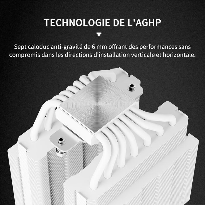 TR Phantom Spirit 120 Digital - Кулер для CPU з цифровим дисплеєм, 7 теплових трубок, сумісний з AM4/AM5/Intel lga1851/1700/1150/1151/1200/2011