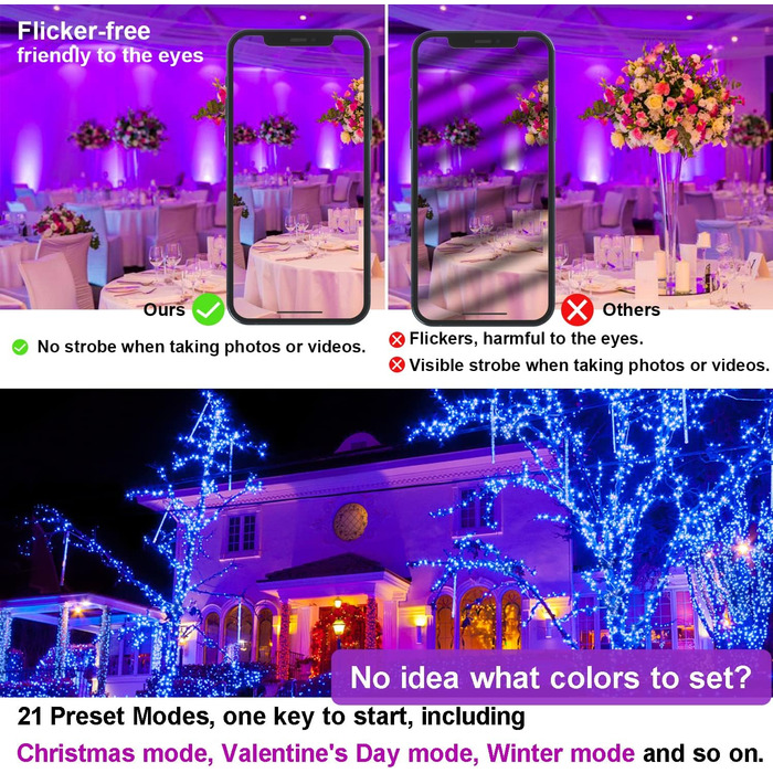 RGB LED Floodlight Outdoor 80W Bluetooth APP Control Floodlight Lighting Outdoor, 2700K & Million Colors Dimmable Smart Floodlight IP66 Waterproof Outdoor Floodlight Floodlight Garden Mood Lighting 2