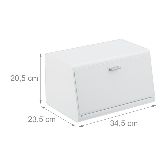 Relaxdays Stainless Steel Bread Box