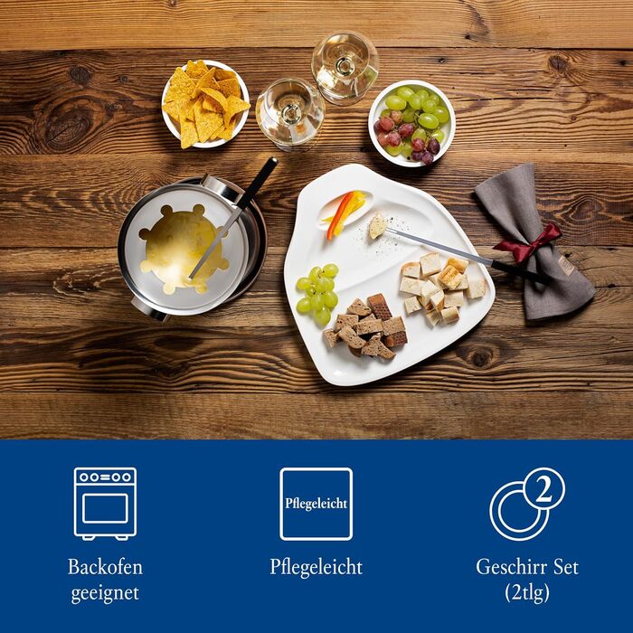 Villeroy & Boch BBQ Passion сковорідка для гриля з ручкою, преміум порцеляна, біла, набір 2 шт.
