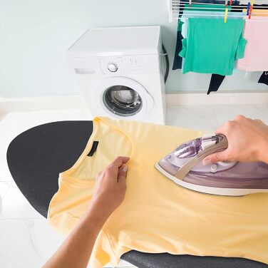 Чохол для прасувальної дошки з регулюванням, 120x40 см, сумісний з парогенераторами, розмір дошки 33–46x115–130 см, 100% бавовна