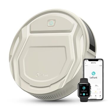 Робот-пилосос LEFANT Gen2 з функцією миття, 12000Pa, автоматичне очищення контейнера, LiDAR навігація, розпізнавання килимів, додаток Freemove 3.0 та голосове керування, 8 тижнів бездротової прибирання (M210B)