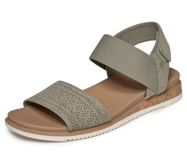Сандалі жіночі Skechers Desert Kiss низький хід 39 EU оливково-зелені