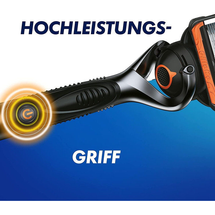 Електрична бритва Gillette Fusion5 ProGlide Power для чоловіків, металевий корпус, чорна
