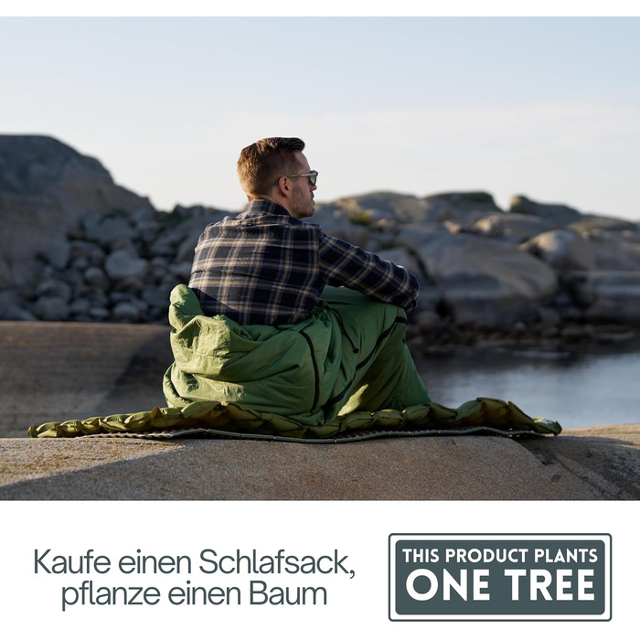 Легкий літній спальний мішок XL – 900г, компактний, з антизастрягаючим блискавкою – мумієподібний спальник для дорослих, для кемпінгу, трекінгу та байкпакінгу