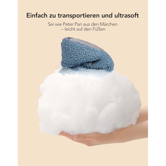 В'язані домашні тапочки VeraCosy з піною пам'яті та фетровою устілкою, з підкладкою з полярного флісу