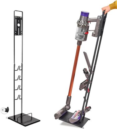 Підставка для пилососів Dyson: V15, V12, V11, V10, V8, V7, V6, DC58, DC59, DC62, DC74. Органайзер для акумуляторних пилососів Dyson. Рама-тримач (S3196)