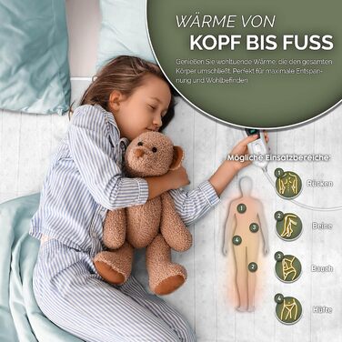 Електрична ковдра Sinnlein Doppel-Wärmeunterbett 160x140 з автовимкненням та 2 зонами нагріву | Ковдра з 3 рівнями температури | Підстилка під ковдру | Тепла ковдра з м'якого флісу (Без візерунка, 150 x 80 см)