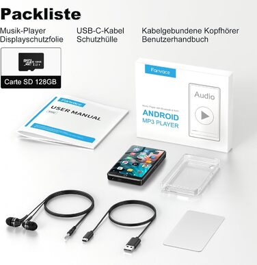 MP3 плеєр Spotify з WiFi та Bluetooth, Android MP4 плеєр для дітей 4.02