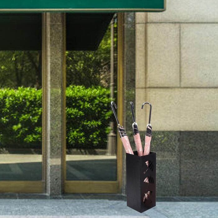 Metal Umbrella Stand - Multi-Purpose Umbrella Holder for Office, Hallway, and Home
