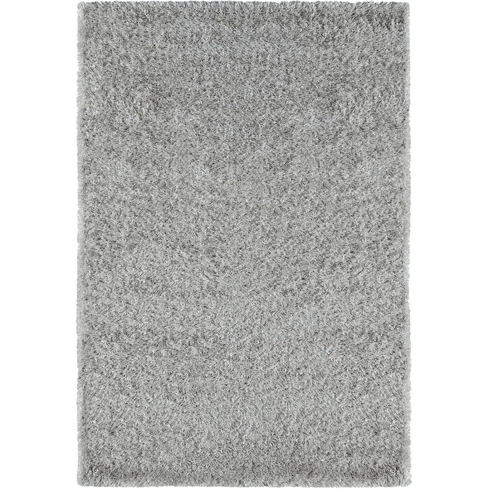 Килимок Mia's Teppiche Fiona для вітальні та спальні, 120x160 см, високий ворс (срібний)