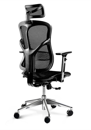 Ергономічне крісло Diablo Chairs V-Basic, тканина, чорне