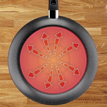 Набір сковорідок Tefal Dark Essential, 3 предмети, для індукційних плит, 20/24/28 см