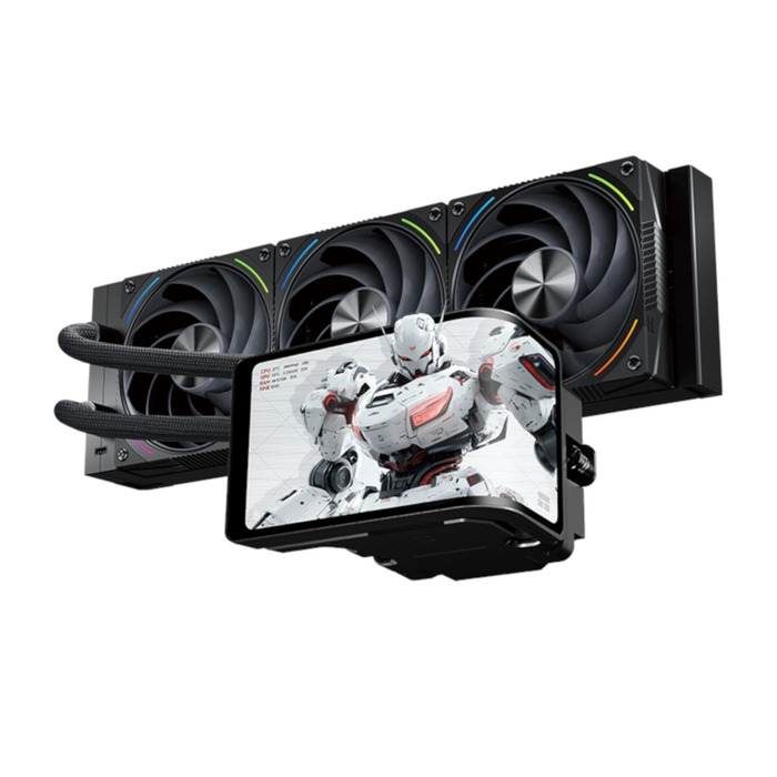 Рідинне охолодження Thermalright Wonder Vision 360 Turbo ARGB 3x120мм, Чорне