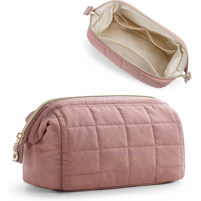 Косметичка для макіяжу BAGSMART - жіноча, для подорожей, рожевого кольору