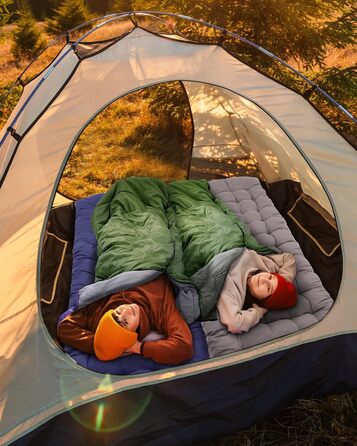 3-4 Season Sleeping Bag - Waterproof Camping Sleeping Bag for Adults - 220x84cm, 1.9KG