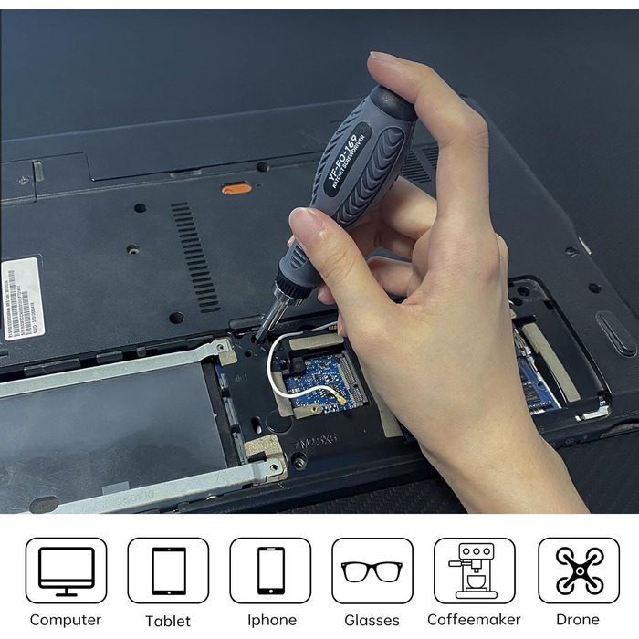 Електрична викрутка JAKEMY 180 в 1 з 3 режимами, набір для дрібної механіки, моделювання, ремонту ноутбуків, телефонів, годинників, окулярів. Моделі Fo167, Fo169