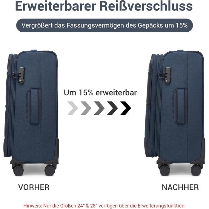 Розширюваний валіза British Traveller, 100L, тканинний, з TSA замком, 79.5x49x32.5 см (Блакитний)