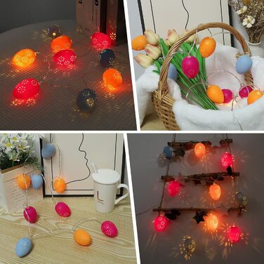 Ланцюжок прикрас з LED-кулями, 23м, 200 LED, для дому та вулиці, 8 режимів, функція пам'яті, з вилкою, для святкування (тепле світло)