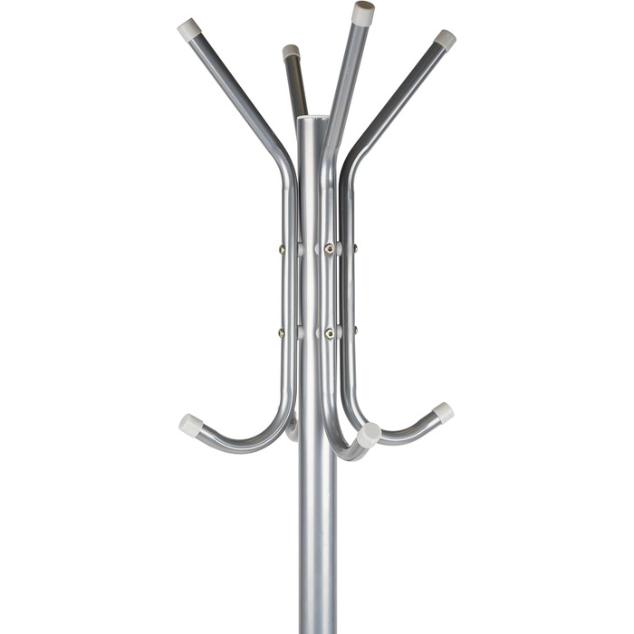 Mind Reader Alloy Collection Coat Rack with 11 Hooks, Metal, Silver